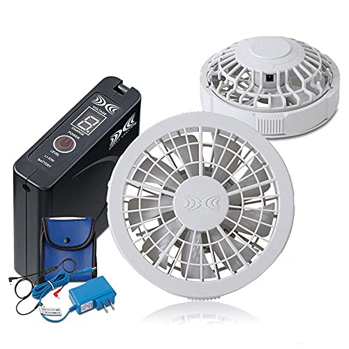 XEBEC　ジーベック　空調服　スターターキット（グレー）SP01GX箱無し Amazon.co.jp: [ジーベック] XEBEC ワンタッチファングレー